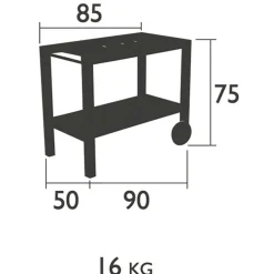 Quiberon Garten-Beistelltisch