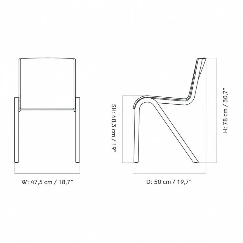 Ready Stuhl Sitz gepolstert
