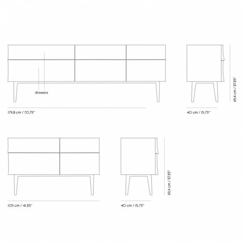 Reflect Sideboard klein