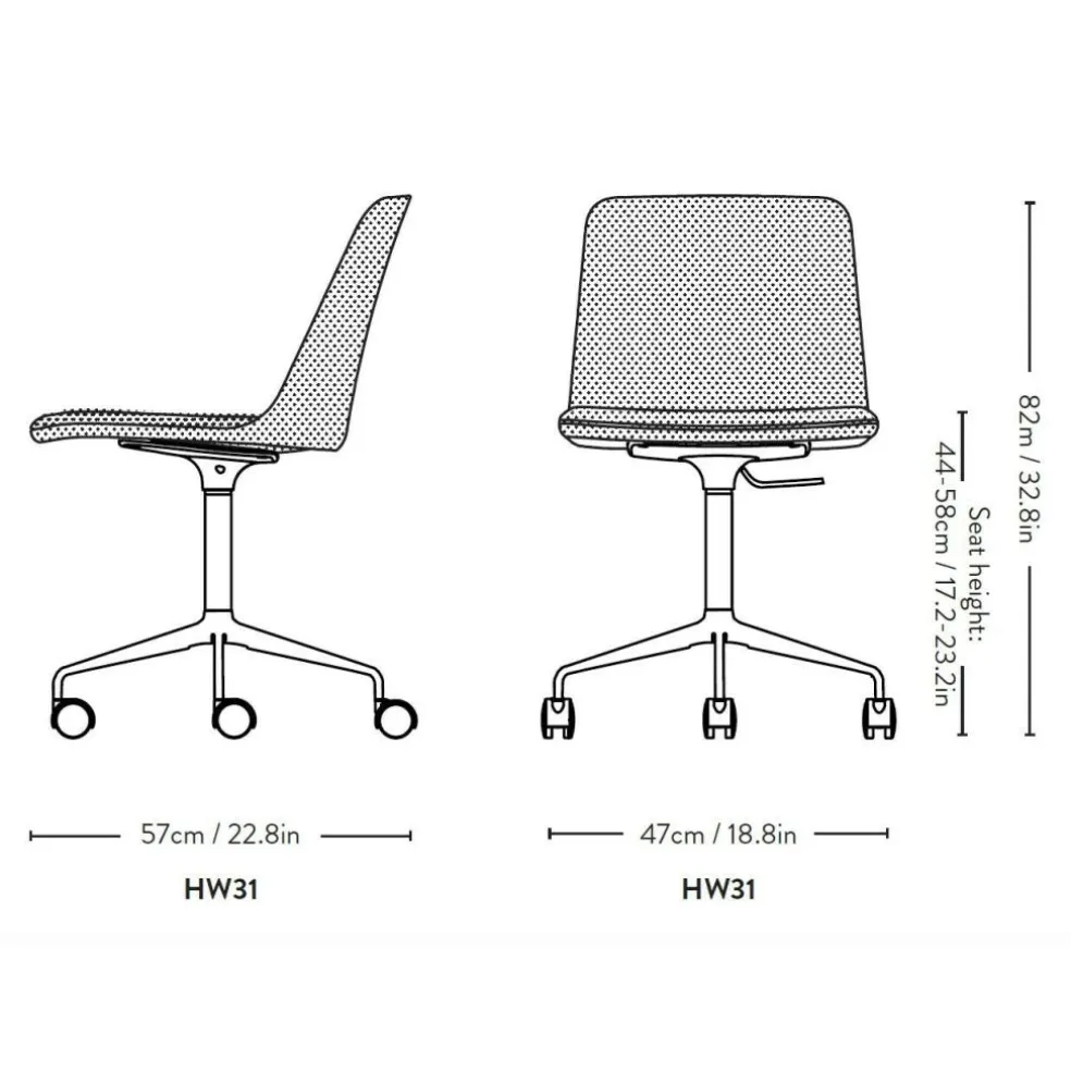 Rely HW31 Bürodrehstuhl