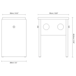 Remake Hocker H 45,5cm