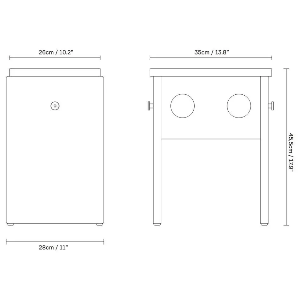 Remake Hocker H 45,5cm