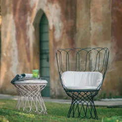 Re-Trouvé Garten-Beistelltisch / Hocker