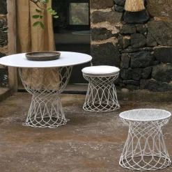 Re-Trouvé Garten-Beistelltisch / Hocker