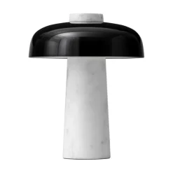 Reverse LED Tischleuchte Marmor