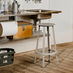 Revolver Barhocker hoch