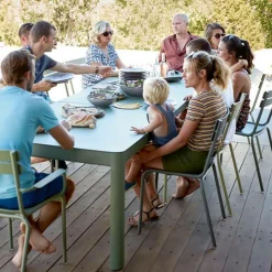 Ribambelle Gartentisch mit 2 Einlegeplatten