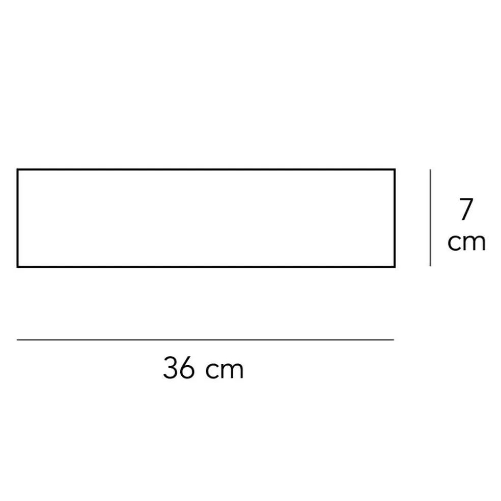 Riga LED Wandleuchte 36cm