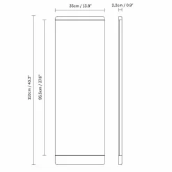 Rim Wandspiegel 35x110cm