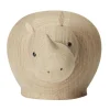Rina Rhinoceros Holzfigur