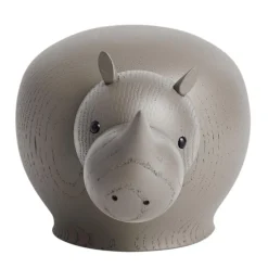 Rina Rhinoceros Holzfigur