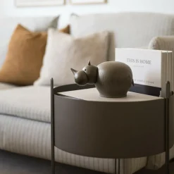 Rina Rhinoceros Holzfigur