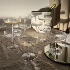Ripple Champagnerglas 2er Set