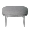 Ro™ JH11 Fußhocker Stoff Füße aus Aluminium