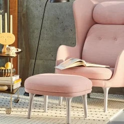 Ro™ JH11 Fußhocker Stoff Füße aus Aluminium