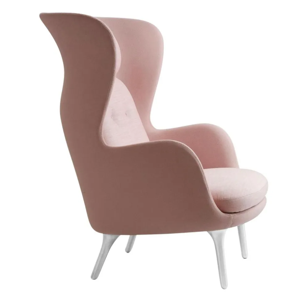 Ro™ JH1 Ohrensessel Stoff Füße aus Aluminium