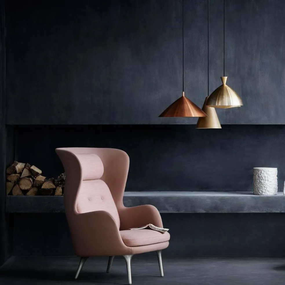 Ro™ JH1 Ohrensessel Stoff Füße aus Aluminium