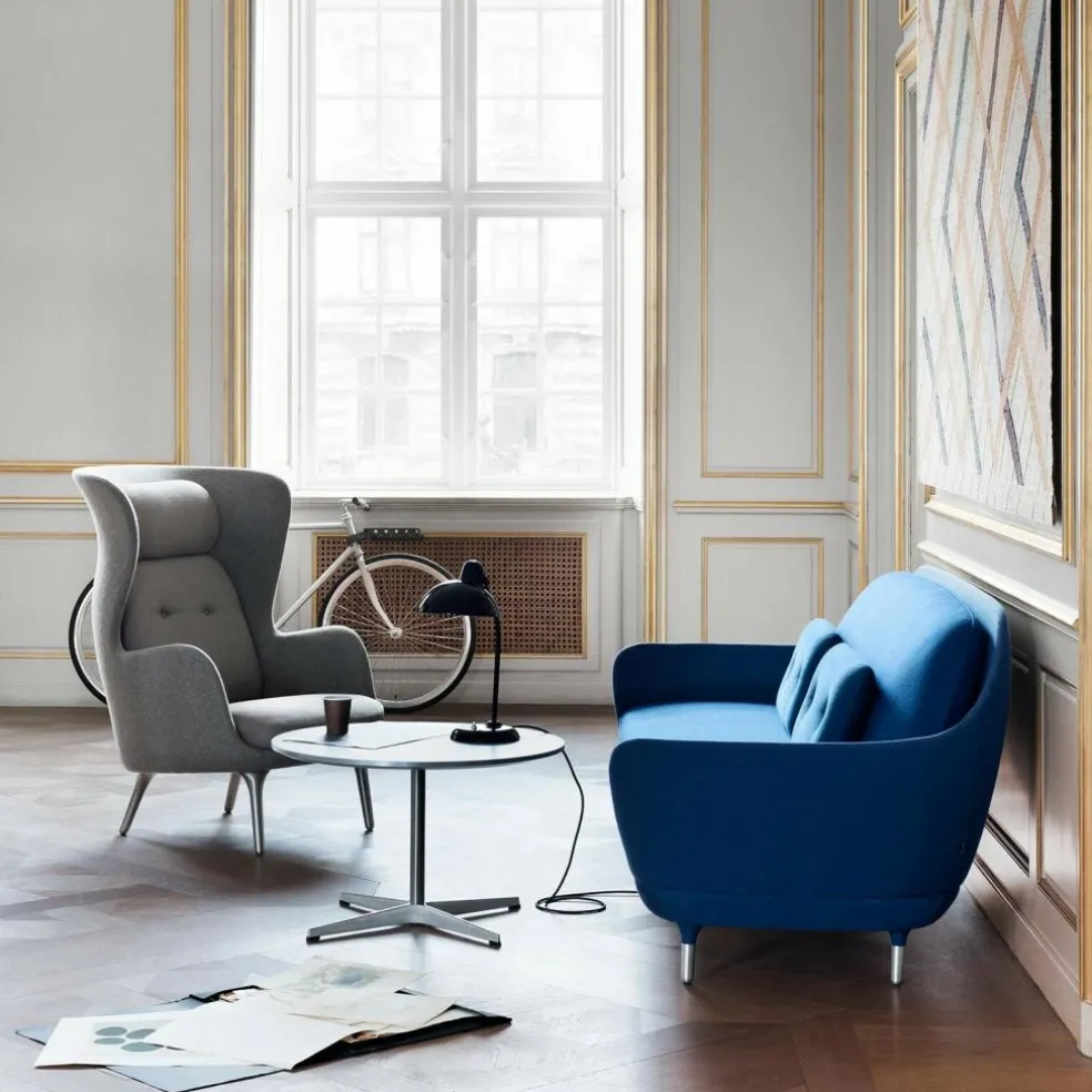 Ro™ JH1 Ohrensessel Stoff Füße aus Aluminium