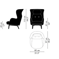 Ro™ Sessel Gestell Eiche