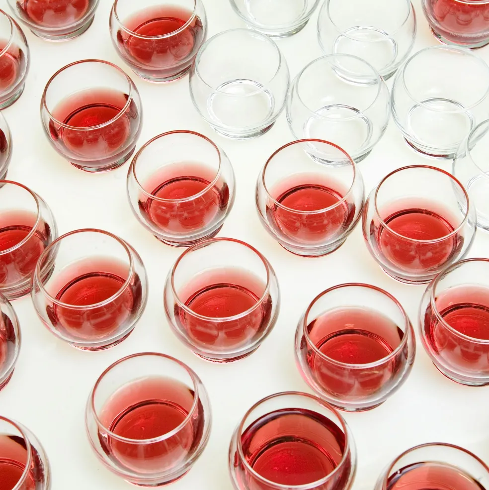 Rocking Glass Set 4 Stück