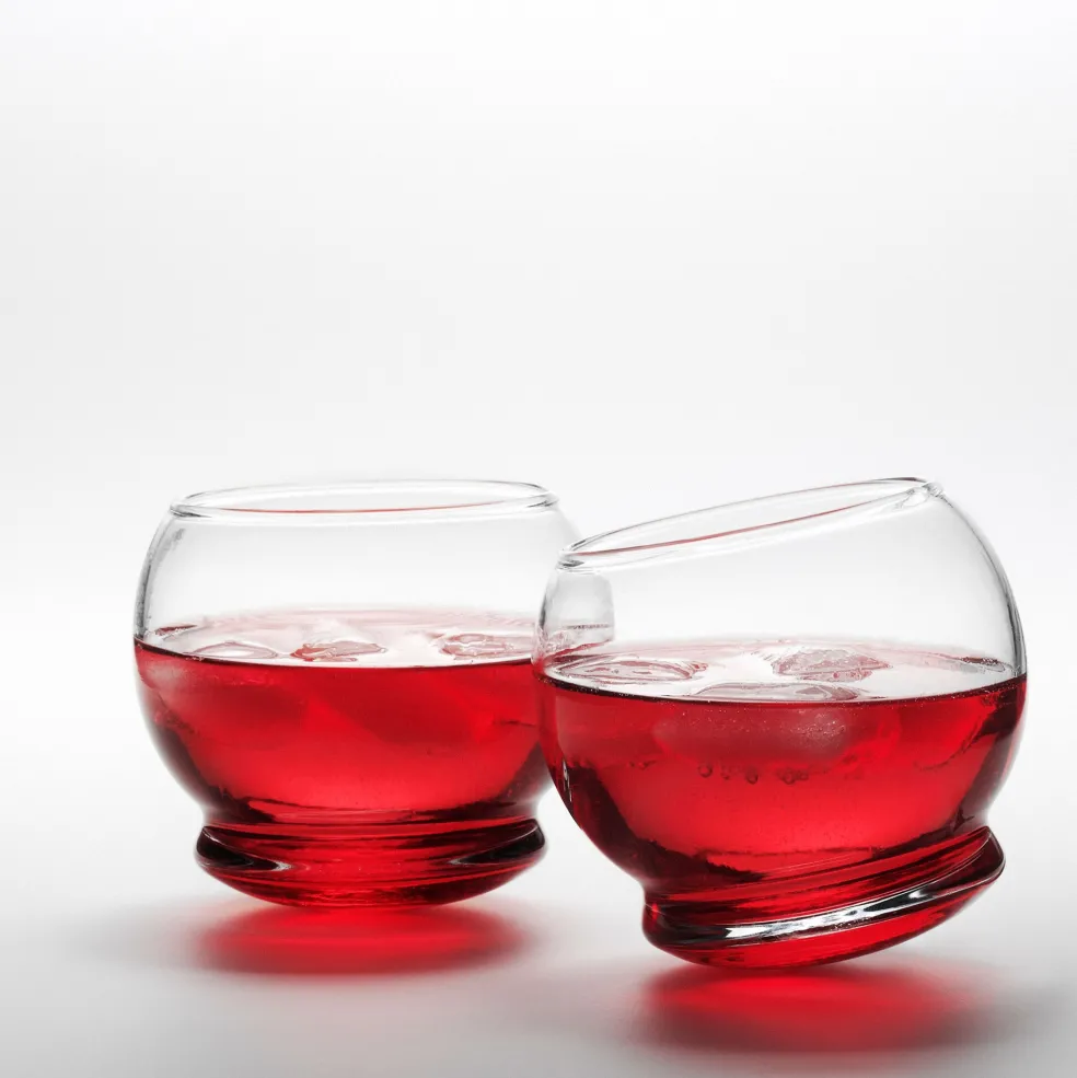 Rocking Glass Set 4 Stück