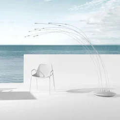 Round Gartenarmlehnstuhl