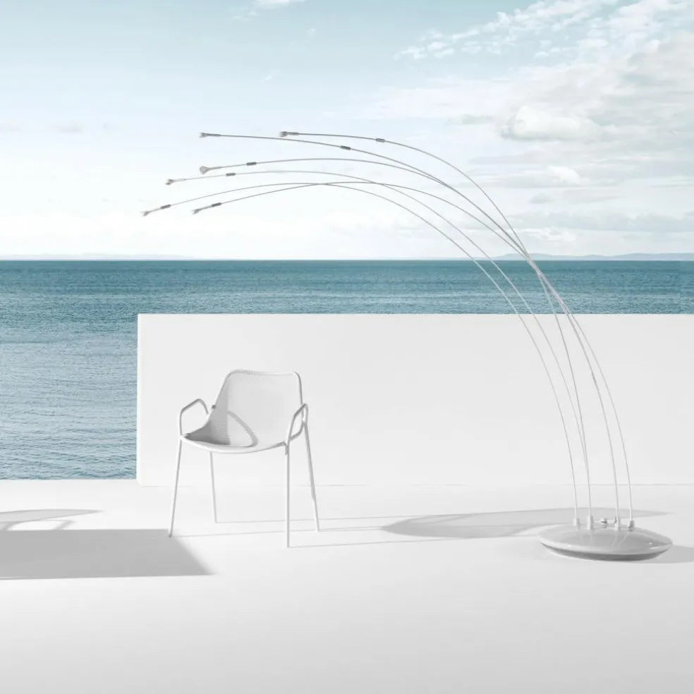 Round Gartenarmlehnstuhl