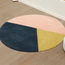 Row Neuseeland-Wollteppich Rund Ø200cm