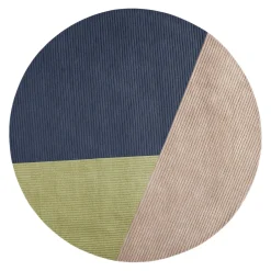 Row Neuseeland-Wollteppich Rund Ø200cm