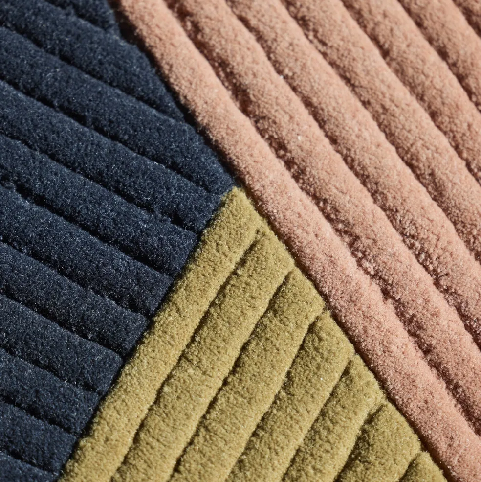 Row Neuseeland-Wollteppich Rund Ø200cm