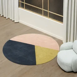 Row Neuseeland-Wollteppich Rund Ø200cm