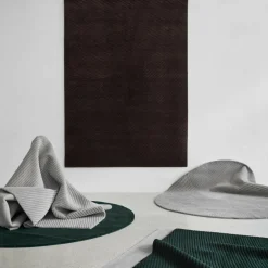 Row Neuseeland-Wollteppich Rund Ø200cm