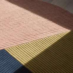 Row Neuseeland-Wollteppich Rund Ø200cm