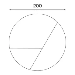 Row Neuseeland-Wollteppich Rund Ø200cm