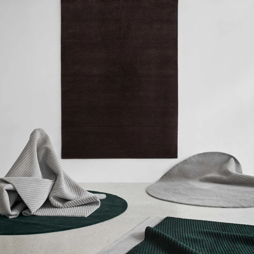 Row Neuseeland-Wollteppich 170x240cm