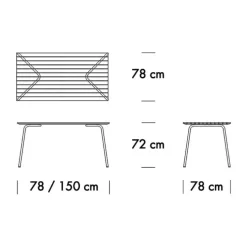 S 1040 All Seasons Gartentisch