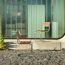 S 40 F Freischwinger Gartenarmlehnstuhl