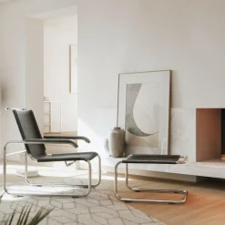 S 35 L Sessel Kernleder