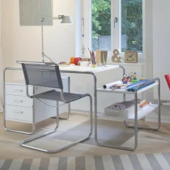 S 34 N Freischwinger Armlehnstuhl