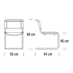 S 33 N Freischwinger Stuhl