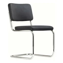 S 32 PV Pure Materials Freischwinger Stuhl Leder