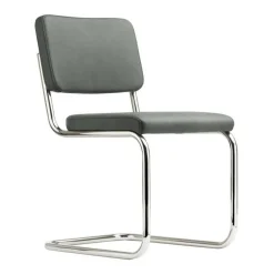 S 32 PV Pure Materials Freischwinger Stuhl Leder