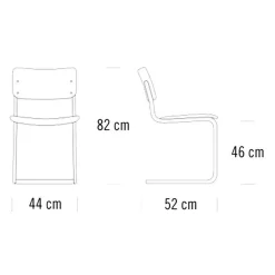 S 43 ST Freischwinger Stuhl