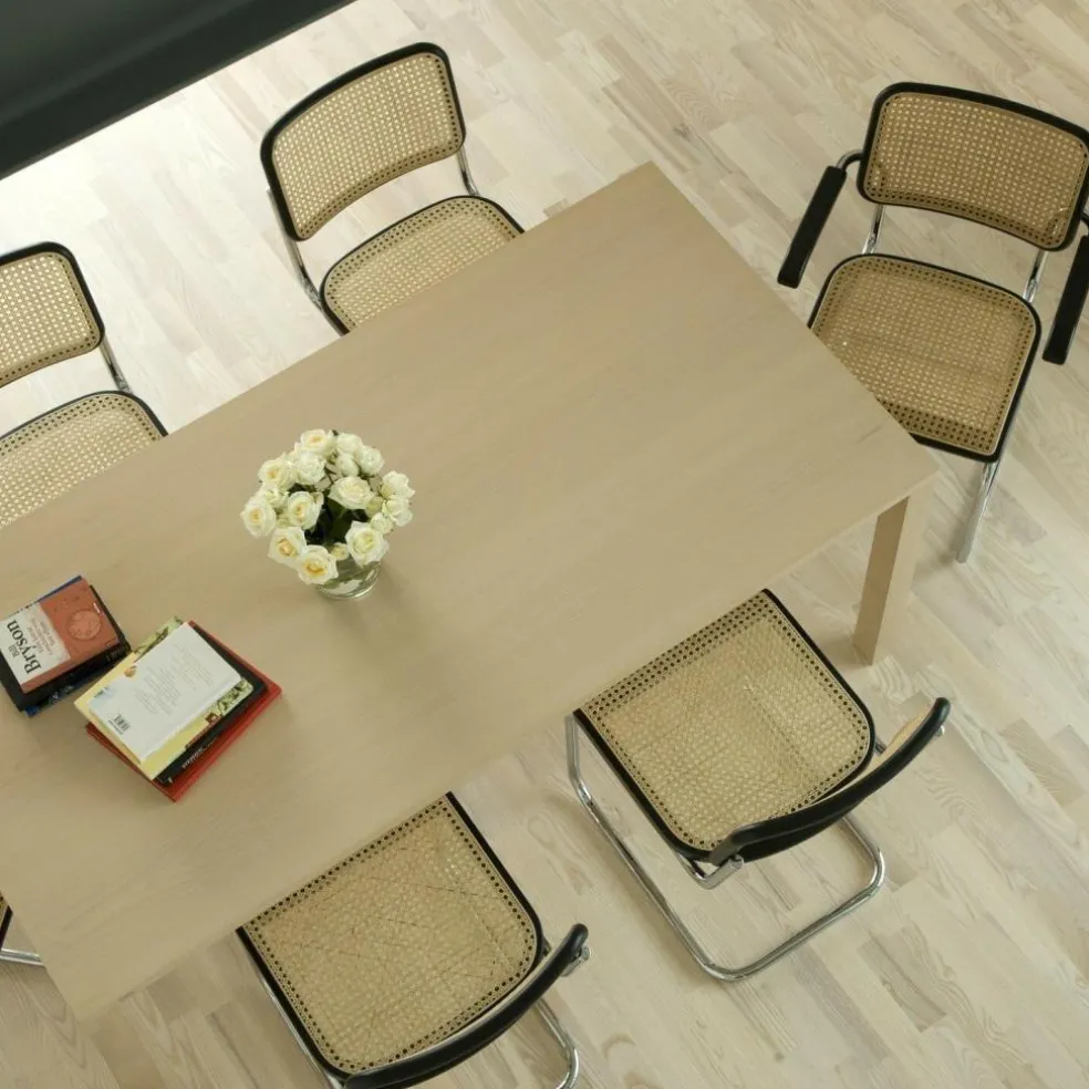 S 32 V Freischwinger Stuhl mit Rohrgeflecht 4er Set