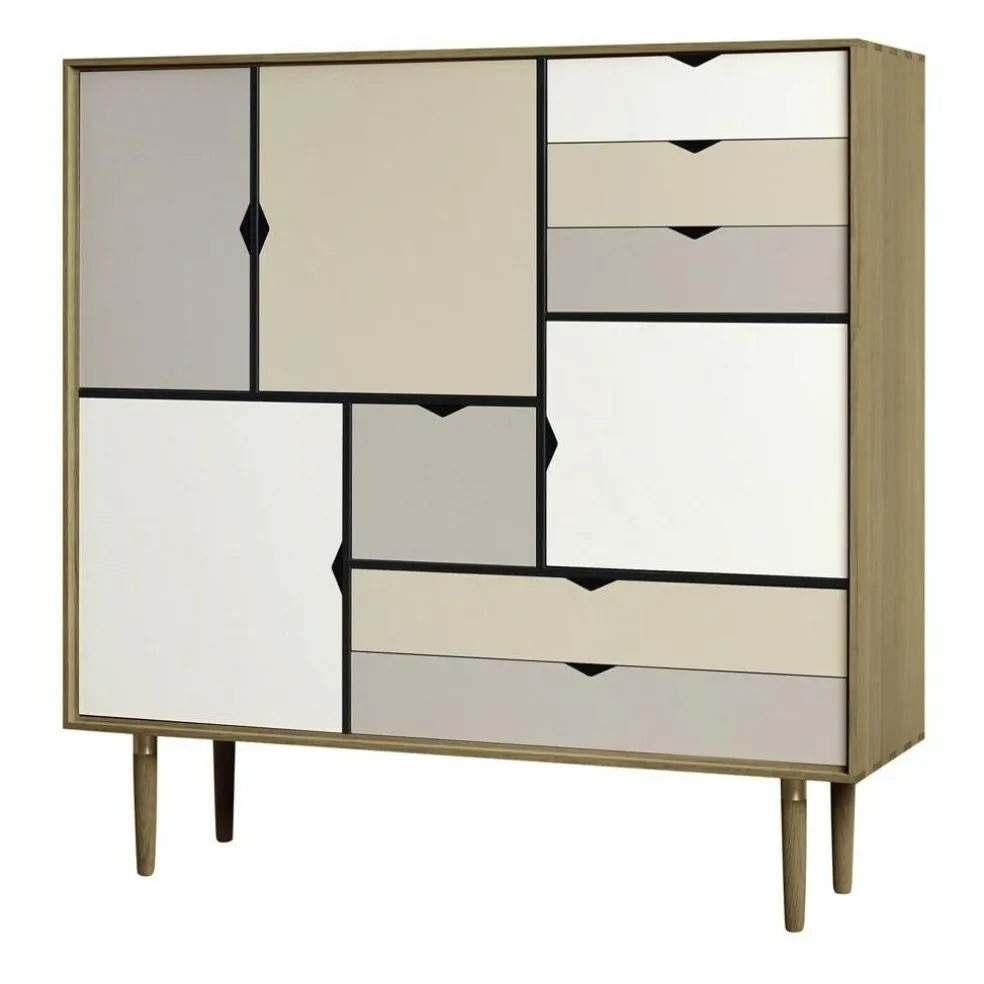 S3 Highboard Fronten bunt