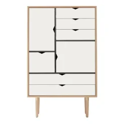 S5 Highboard Fronten weiß