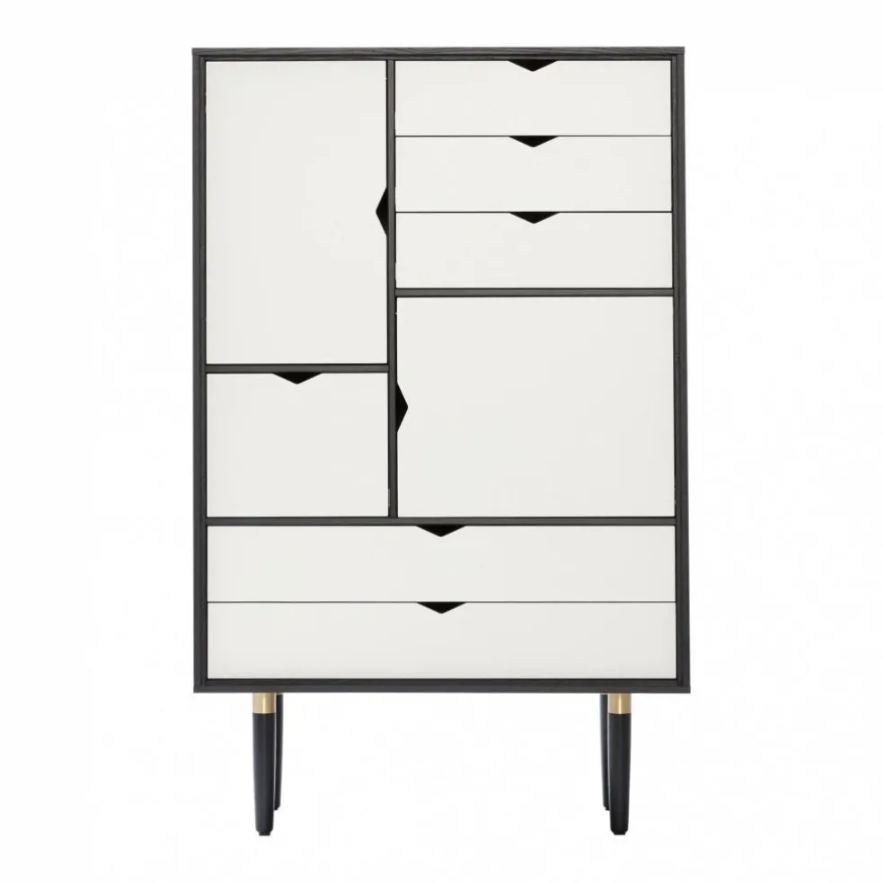 S5 Highboard Fronten weiß
