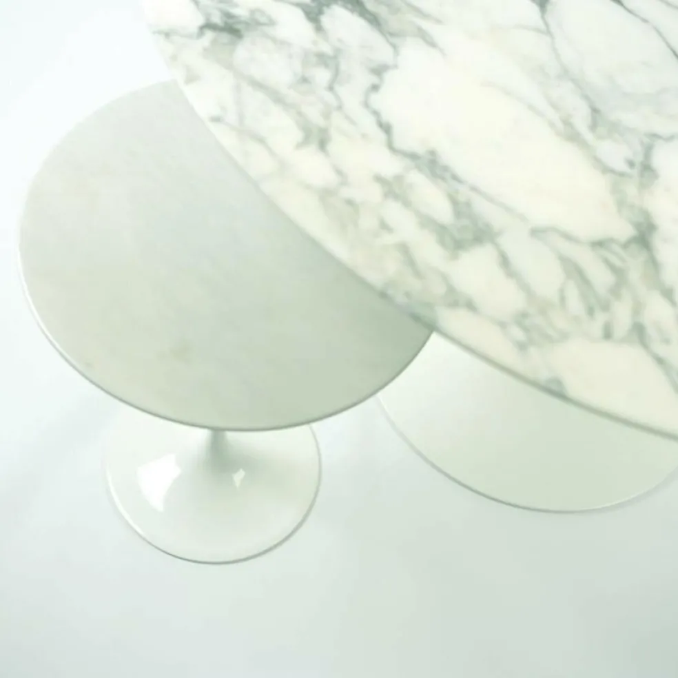 Saarinen Beistelltisch Ø 41cm Marmor