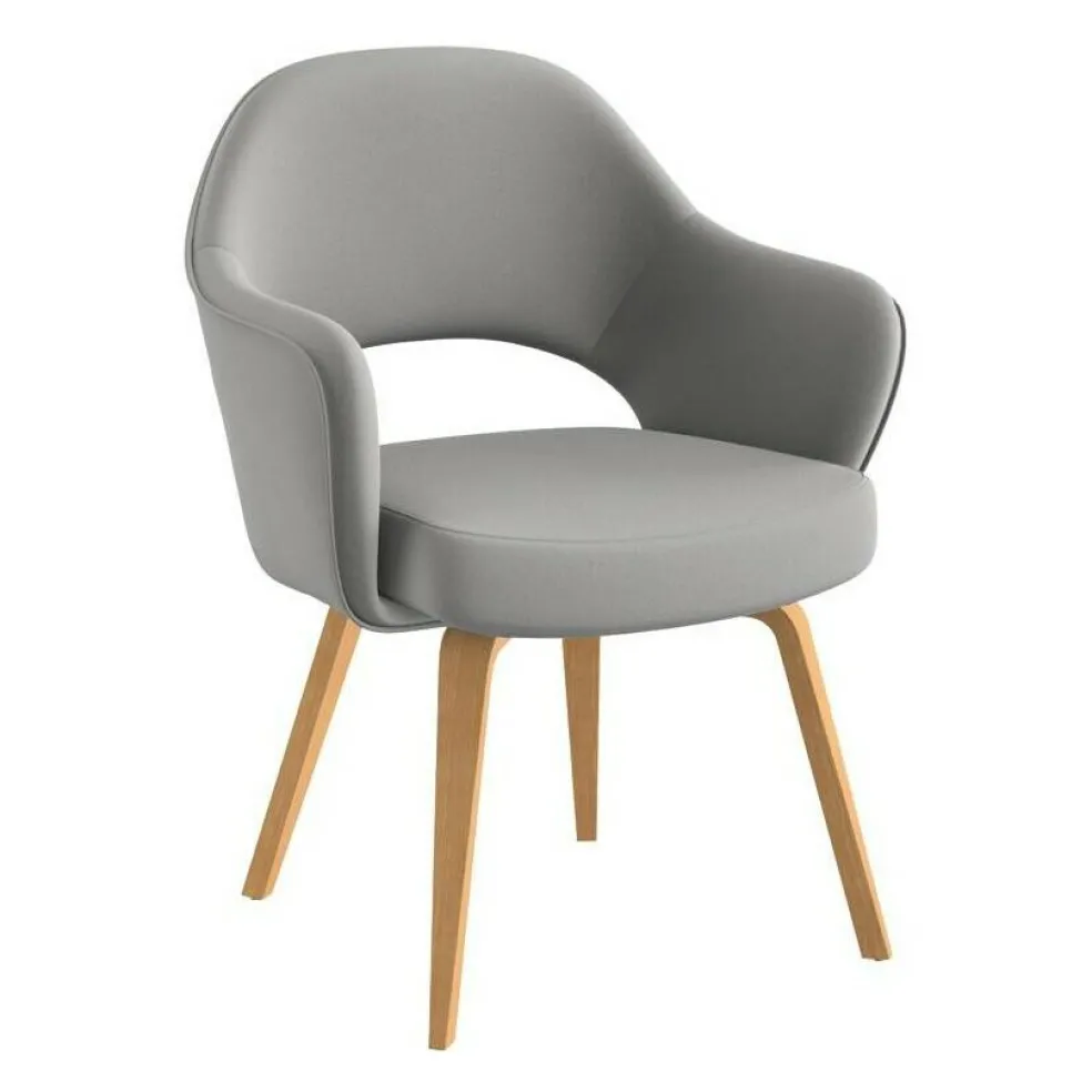 Saarinen Conference Armlehnstuhl Gestell Eiche