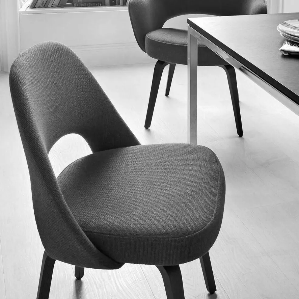 Saarinen Conference Stuhl Gestell walnuss